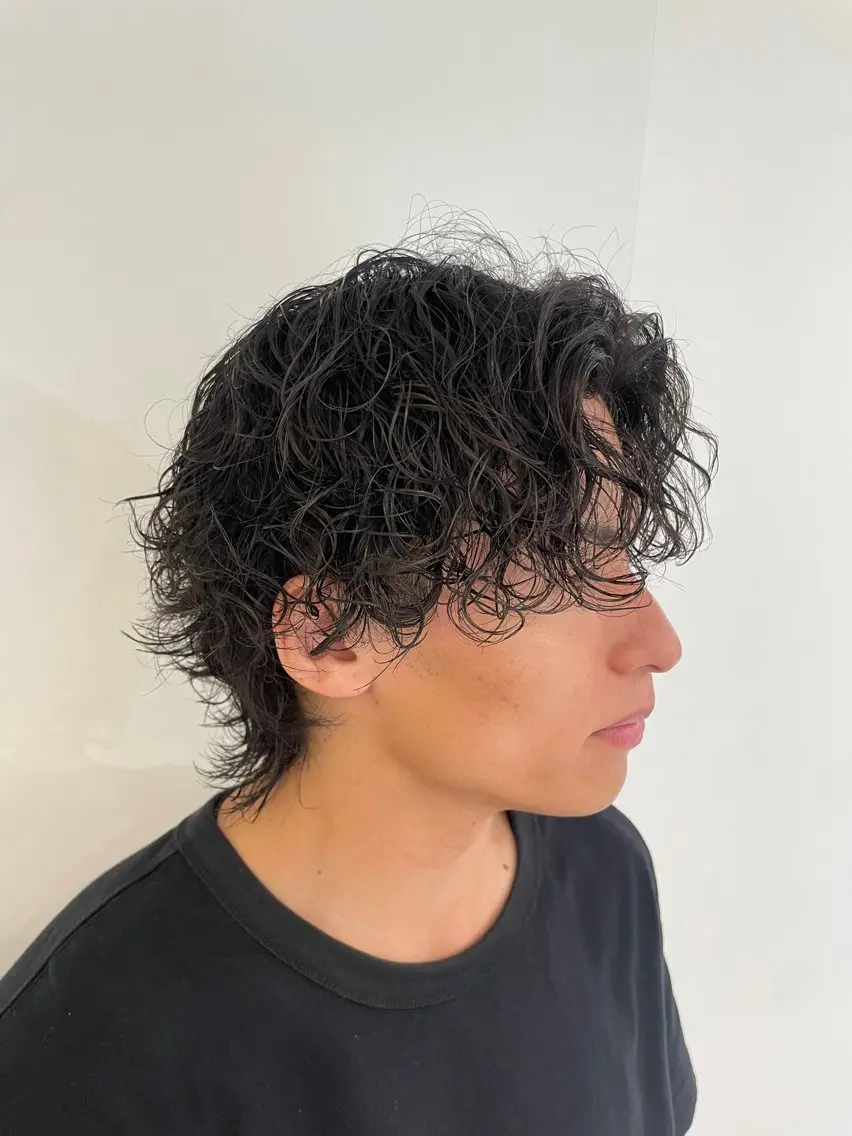 メンズ 三田 真穂のヘアスタイル