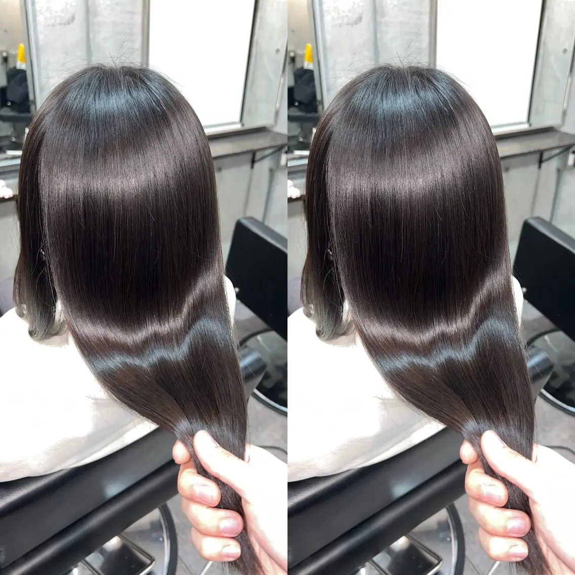 ロング 縮毛矯正 ヘアカラー トリートメント ヘッドスパ 🫧髪質改善 縮毛矯正特化🫧中西のヘアスタイル