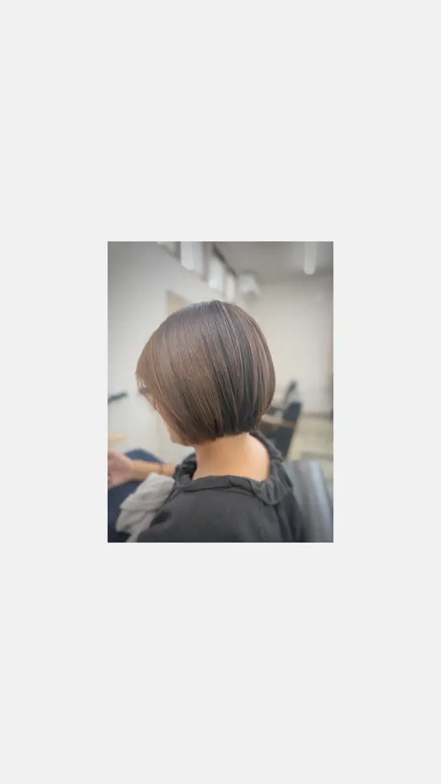 ショート カット ヘアカラー 髪質改善🪽 森川☜ ☜ のヘアスタイル