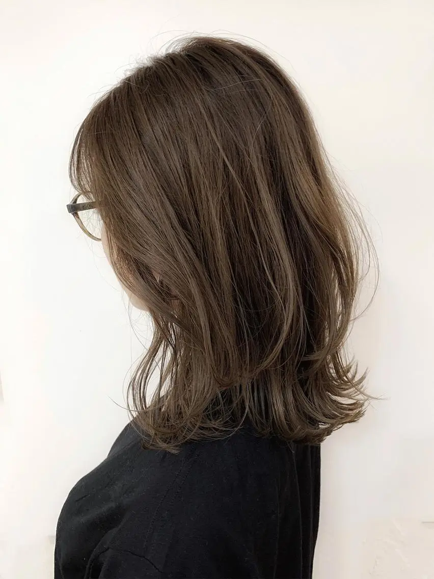 育てる白髪ぼかしハイライト:白髪染めリタッチ+表面ハイライト+4stepTrの写真