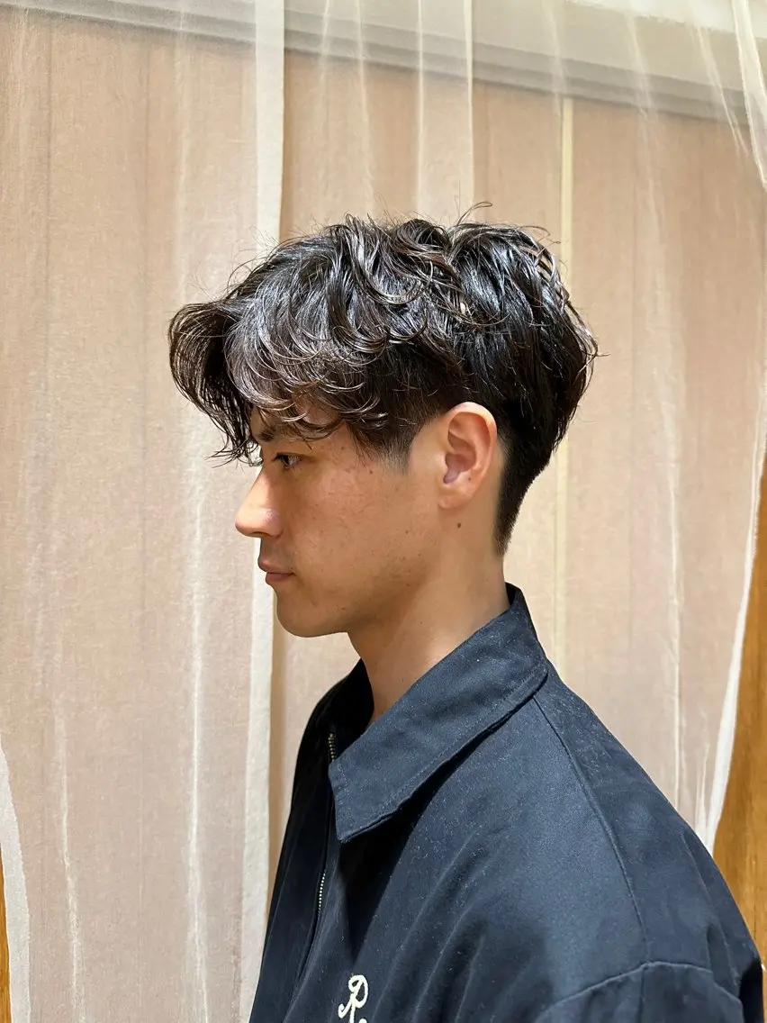 パーマ メンズ 似合わせカット /パーマ岡本淳平のヘアスタイル