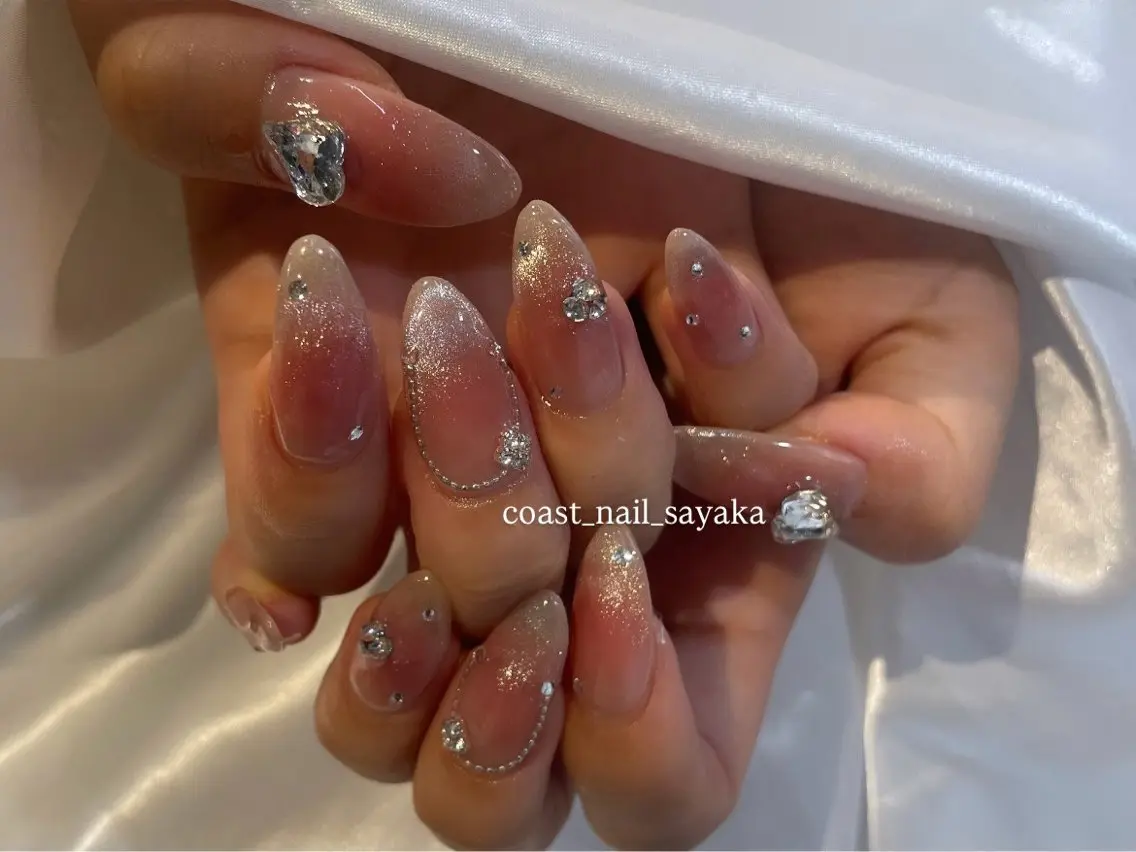 ネイル HOSHI ⭐️辻堂 /藤沢ガーリーネイルのネイルデザイン