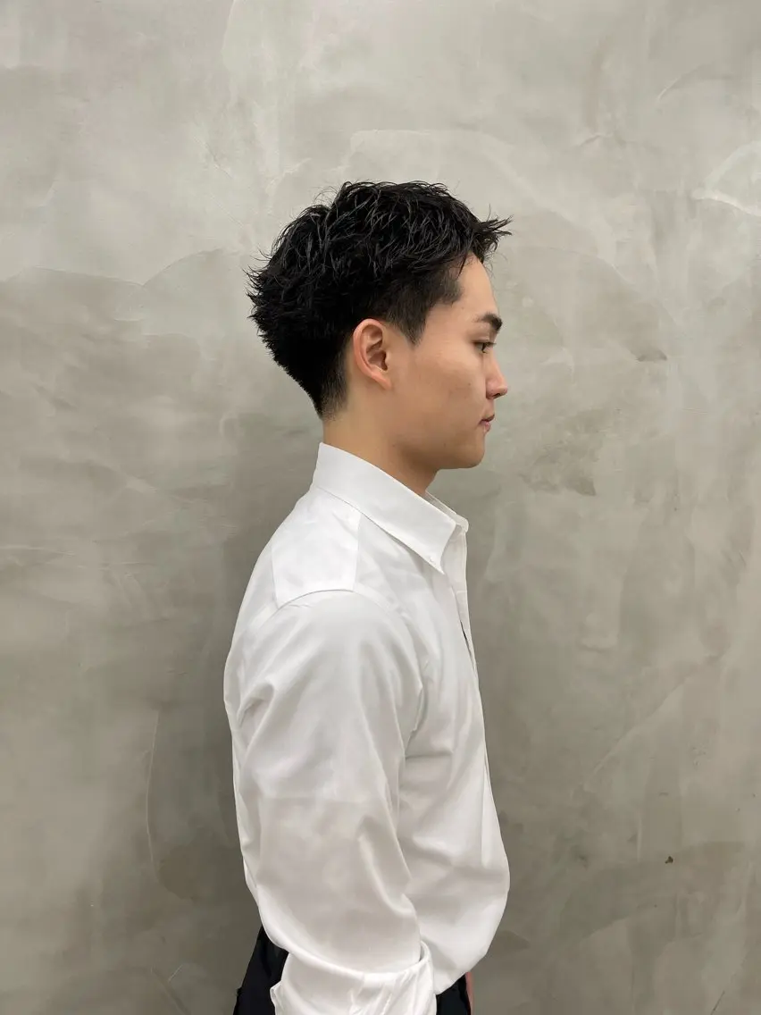 メンズ メンズカット パーマ[佐橋]のヘアスタイル