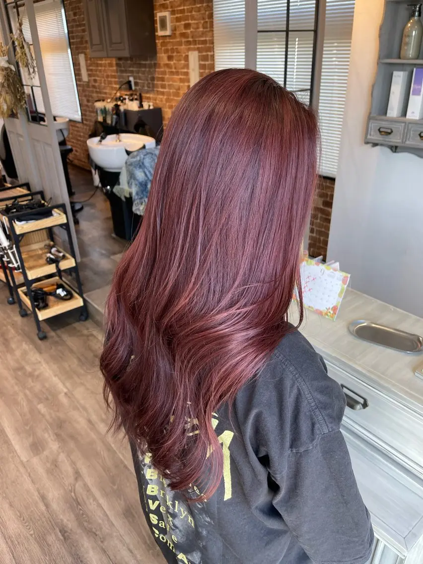 ロング カラー ヘアカラー トリートメント Felice Erikaのヘアスタイル