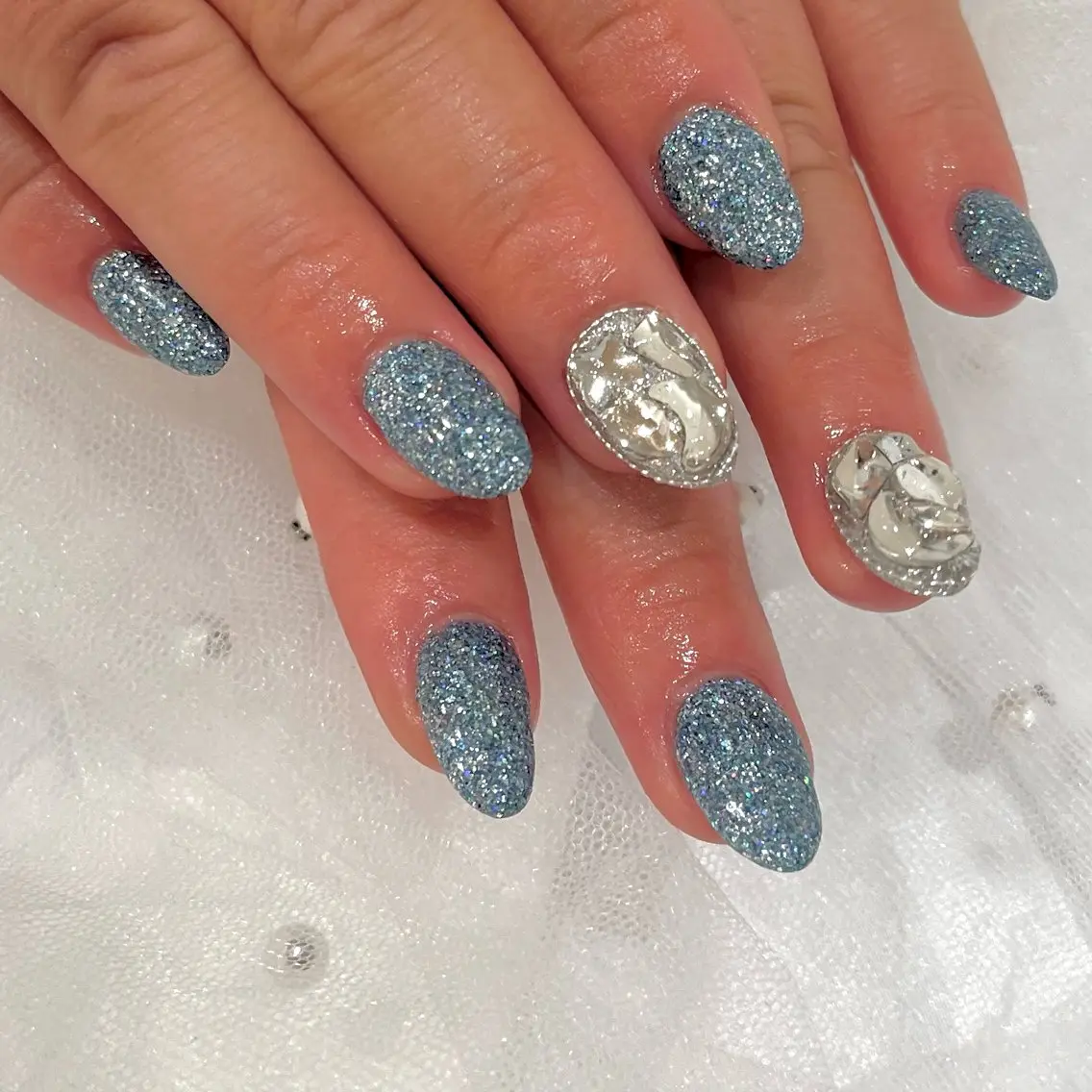 ネイル 長さ出し フラッシュネイル ワンカラーネイル ハンドネイル COCO NAILのネイルデザイン