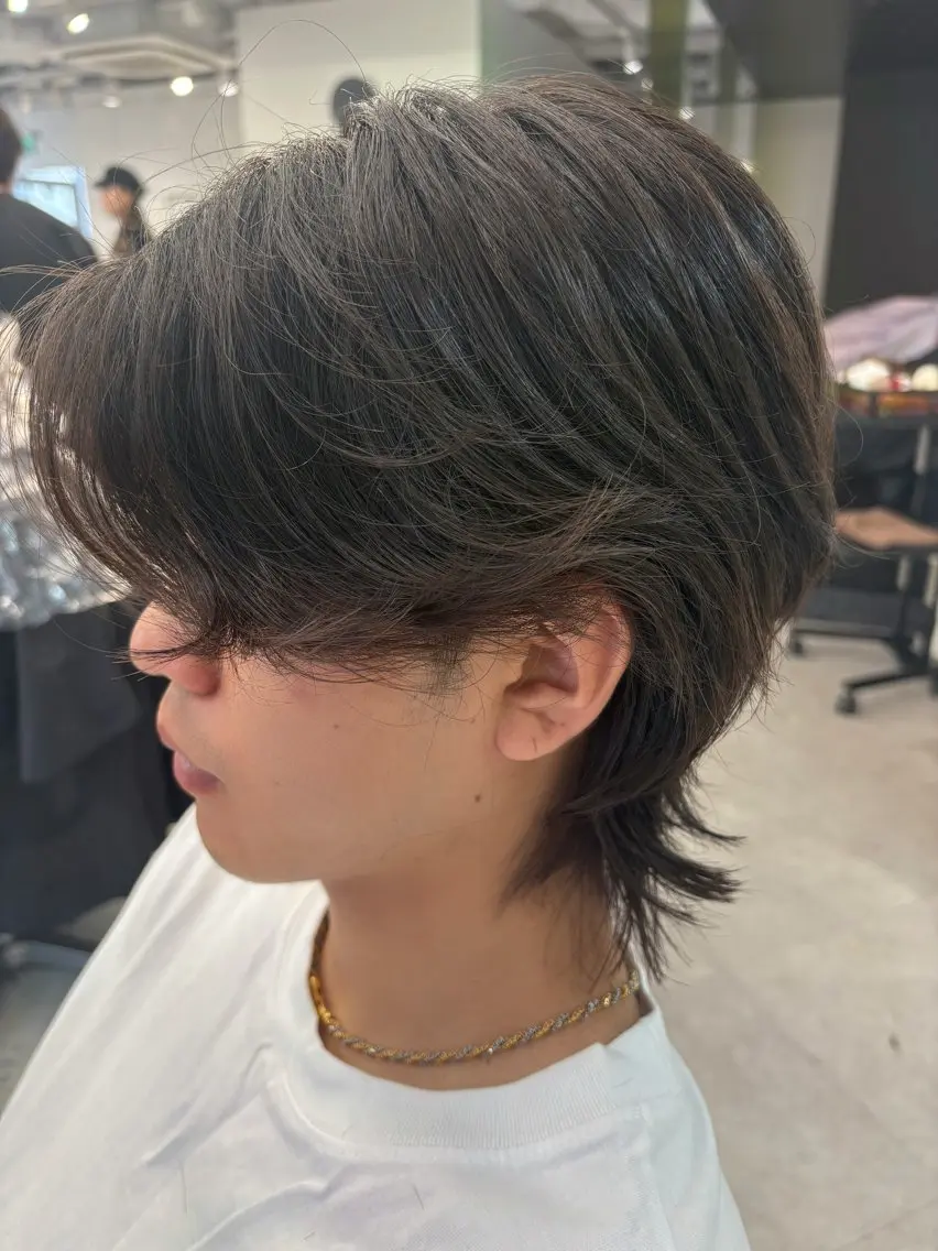 メンズ メンズパーマ ‎しゅり🇰🇷 日韓MIXメンズヘアのヘアスタイル