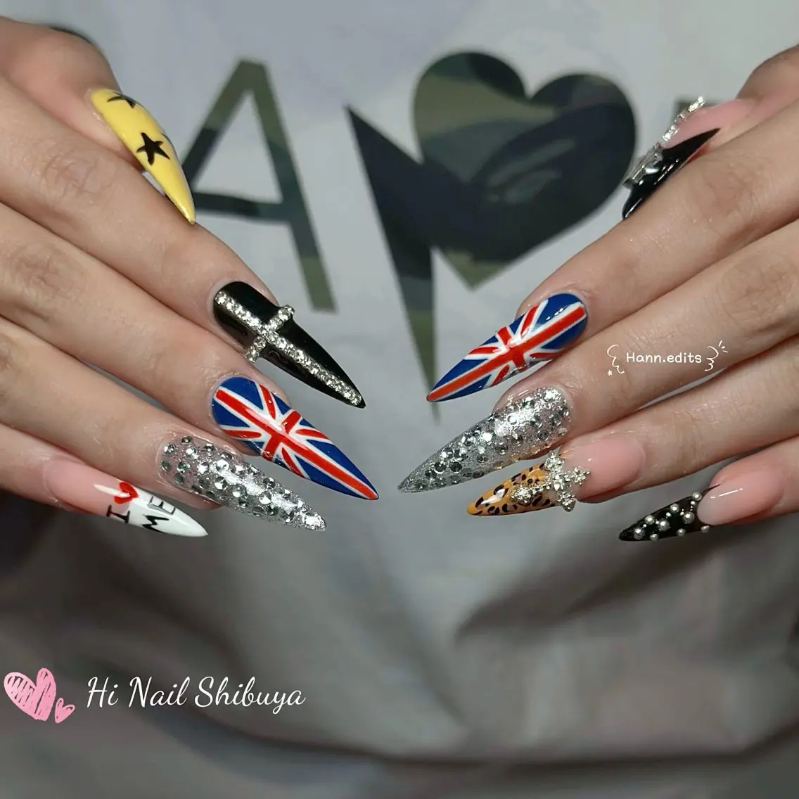 セミロング ハンドネイル Hi Nail Shibuyaのネイルデザイン