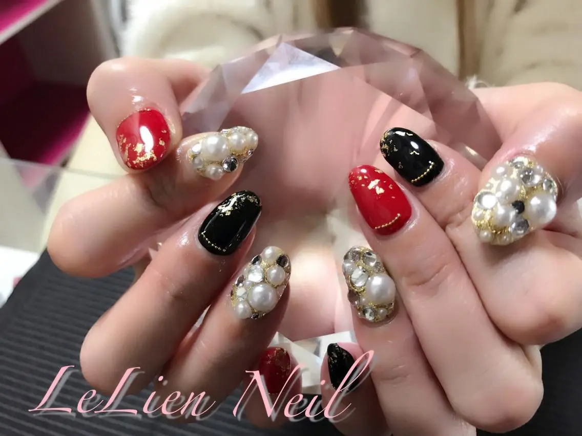 ネイル モチの良さ◉ フィルインネイル♡のネイルデザイン