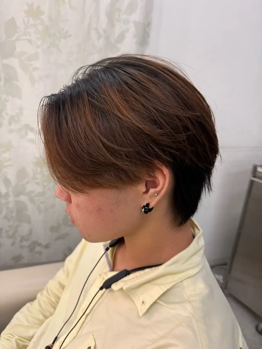 メンズ カット 縮毛矯正 木村 太偉至のヘアスタイル