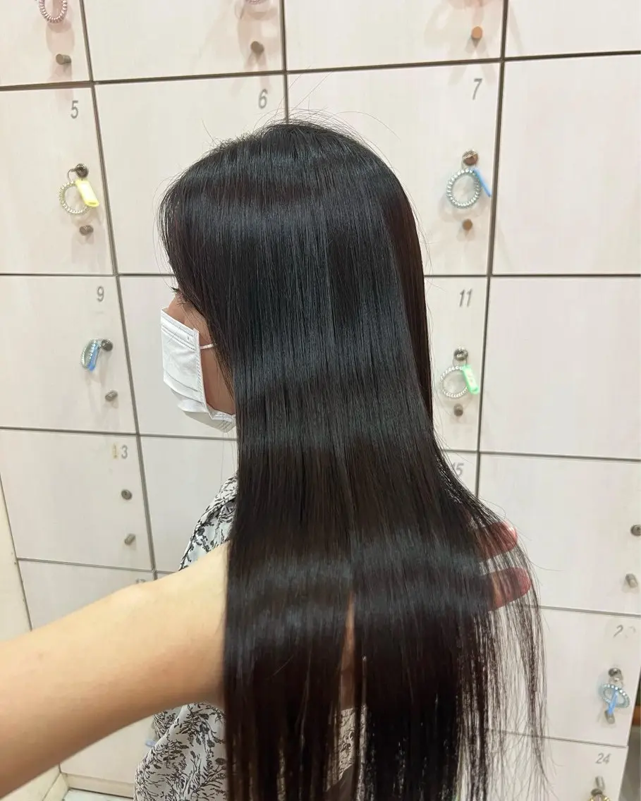 ロング 縮毛矯正 🎈カラーエステ 🎈通事  啓人のヘアスタイル