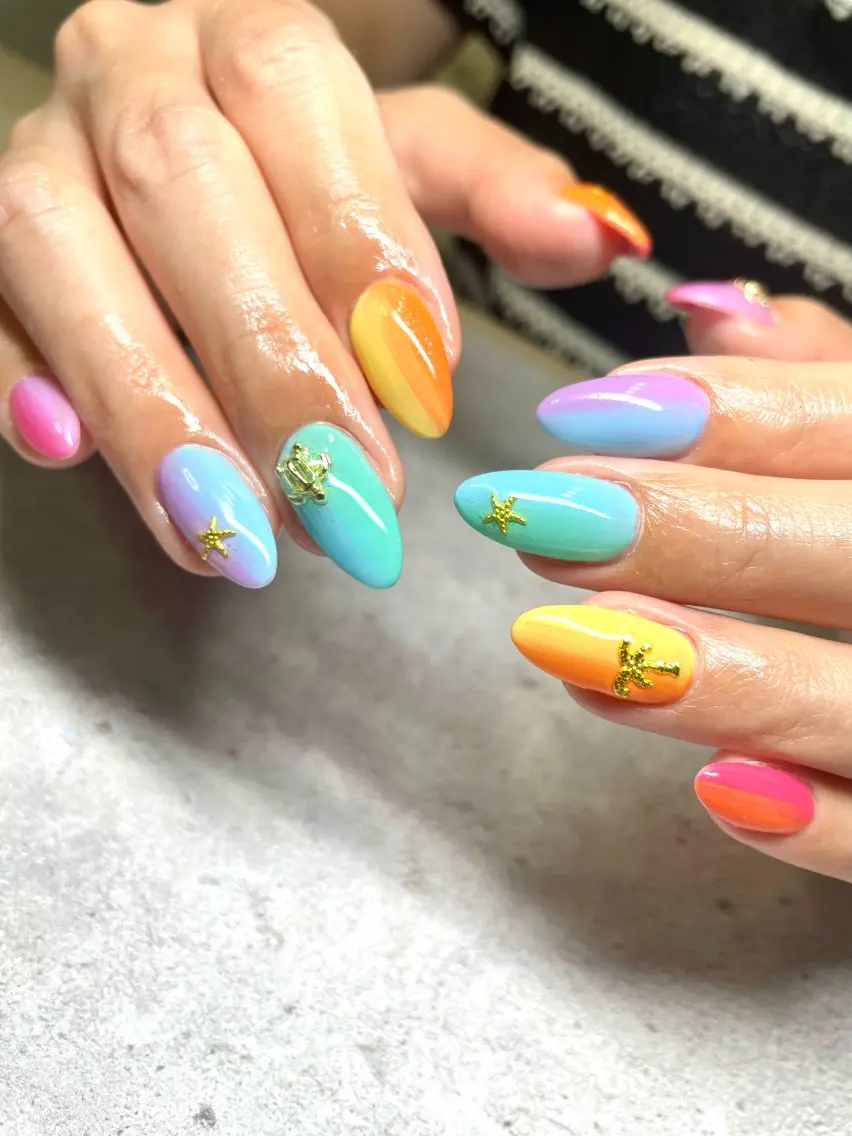 ネイル ハンドネイル nail salon Blueのネイルデザイン