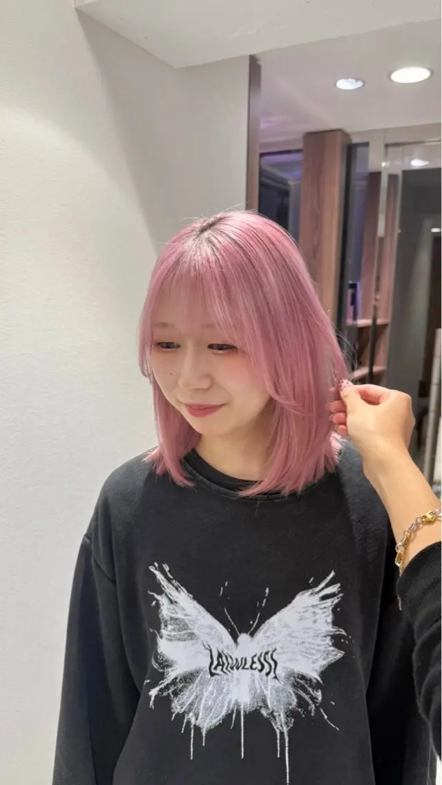ミディアム カラー 桜新町/ Mea⭐︎のヘアスタイル