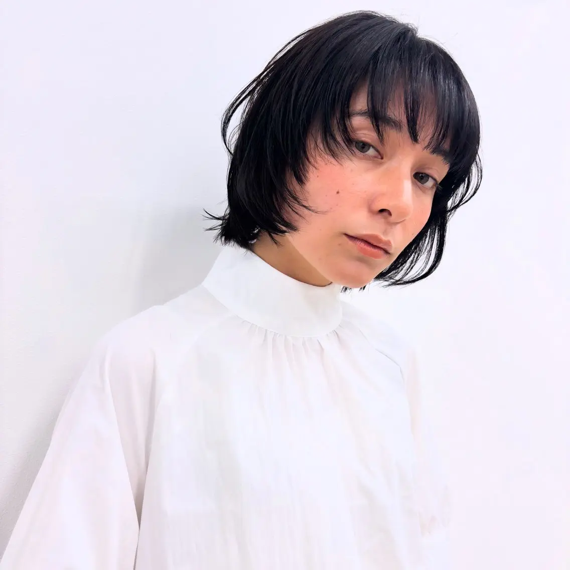 ミディアム カラー カット ヘアカラー トリートメント 似合わせ美髪ヘア✨ 天王寺．阿倍野🌈のヘアスタイル