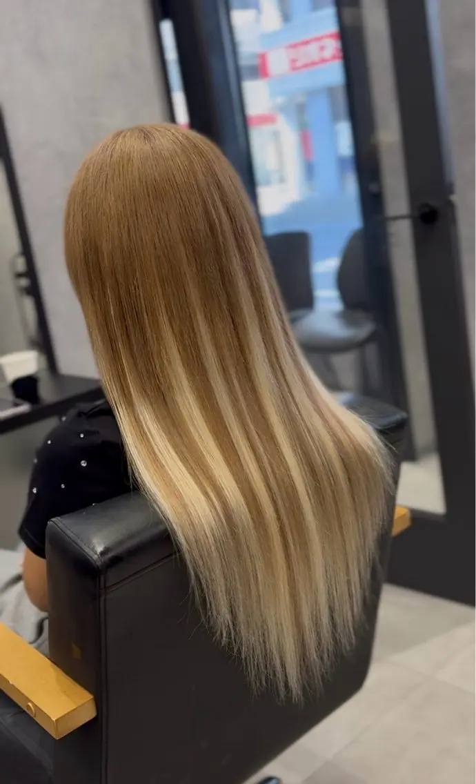 ロング カラー ヘアカラー エクステ はやと【エクステ ×ブリーチ特化】のヘアスタイル
