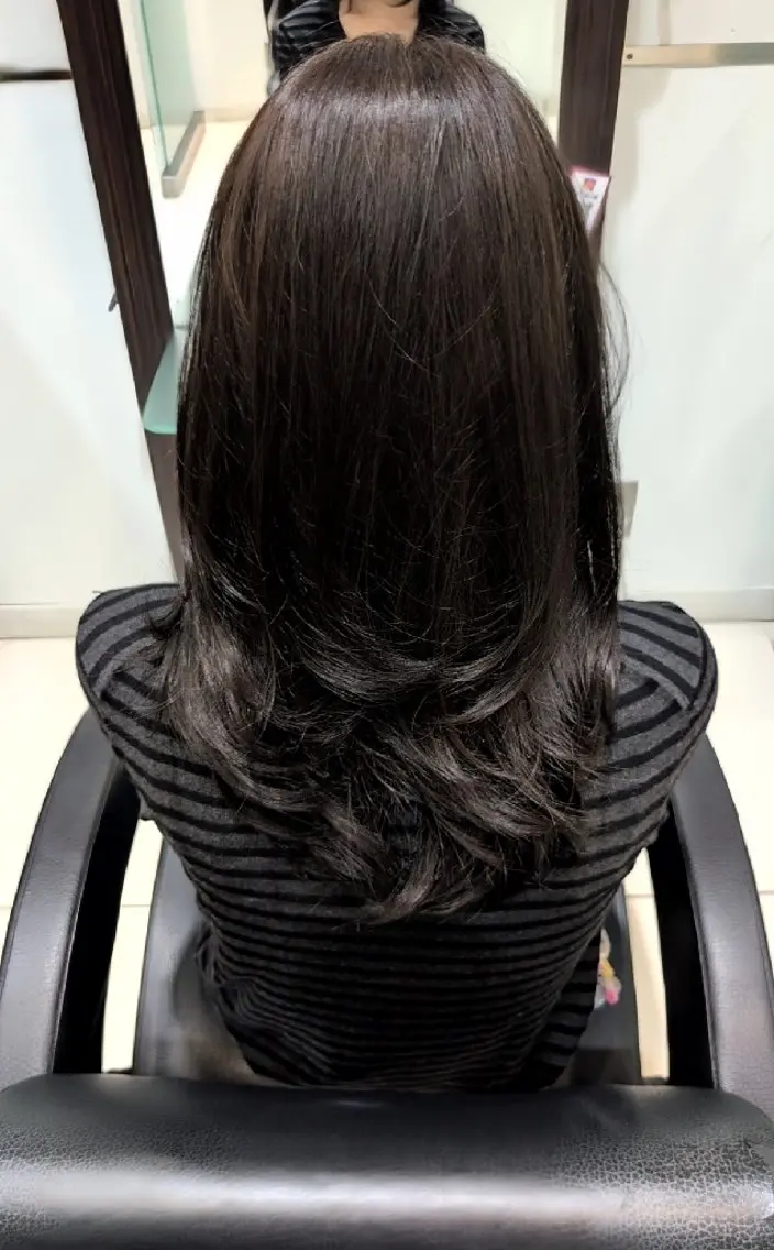 ロング ヘアカラー ✨出口翼✨/ 縮毛矯正モデル募集中のヘアスタイル