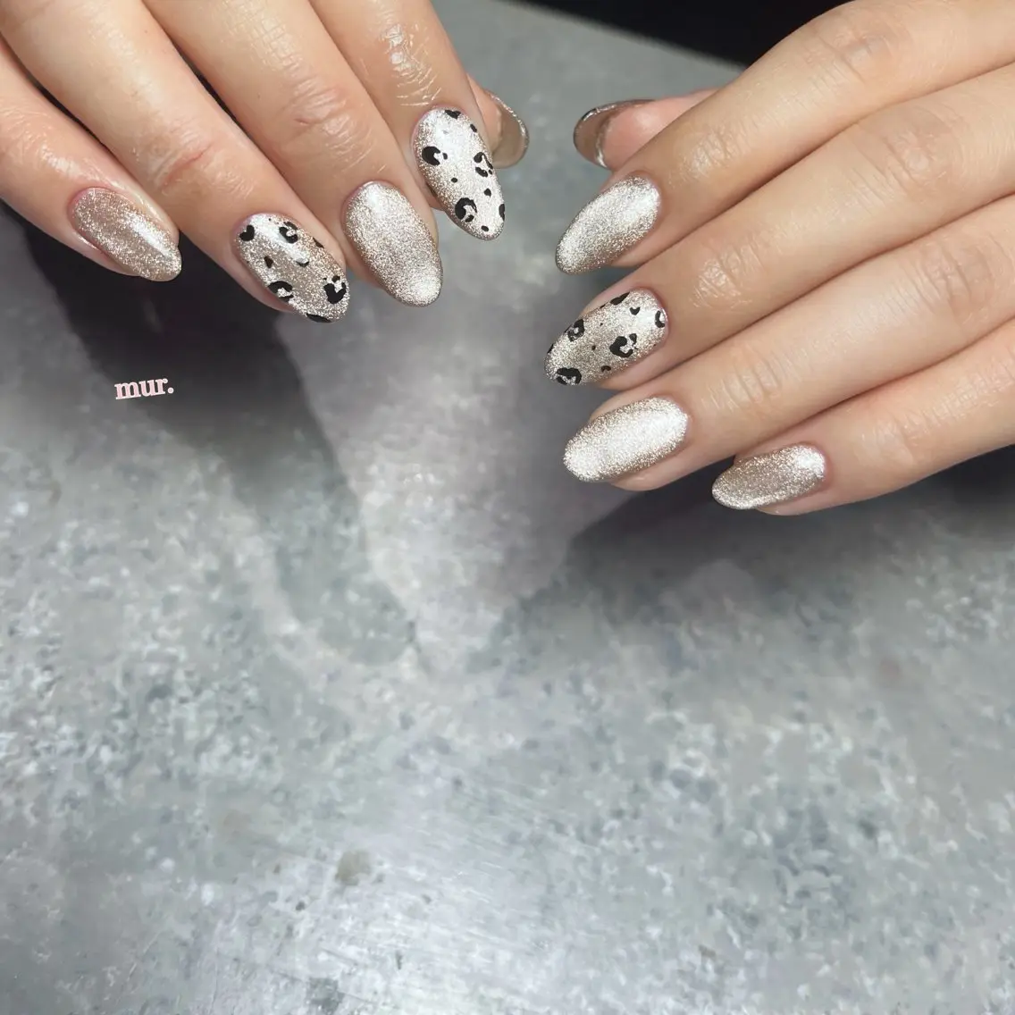 ネイル アニマル柄 ハンドネイル nailsalon mur.のネイルデザイン