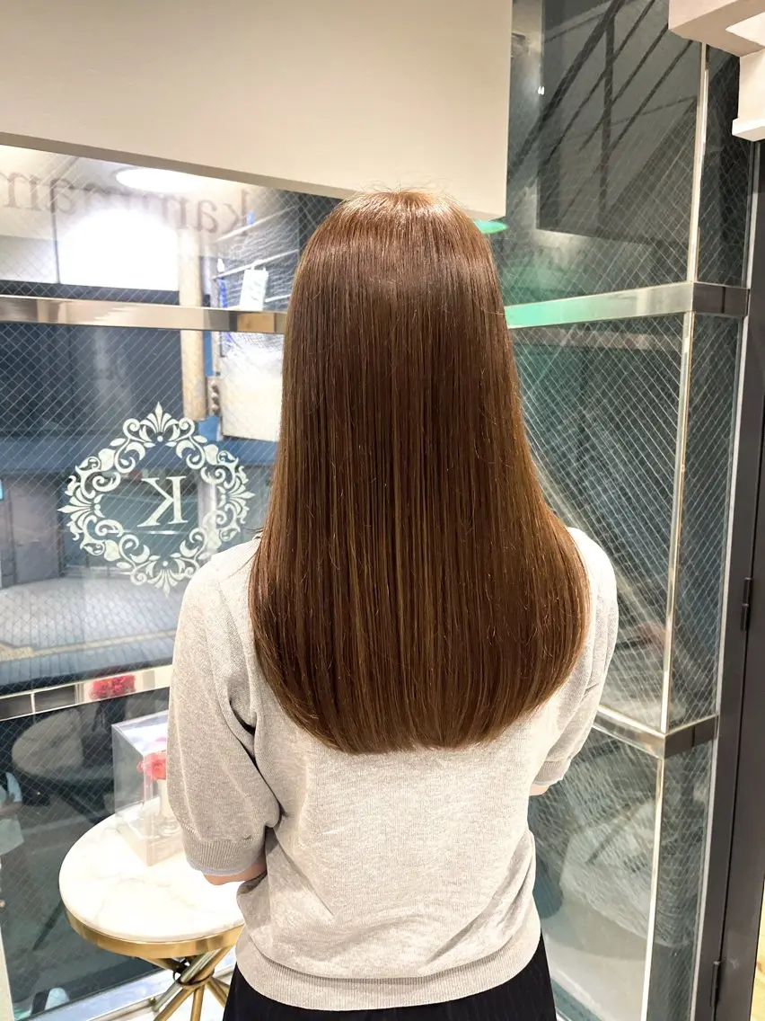ロング カラー 川村 夏のヘアスタイル