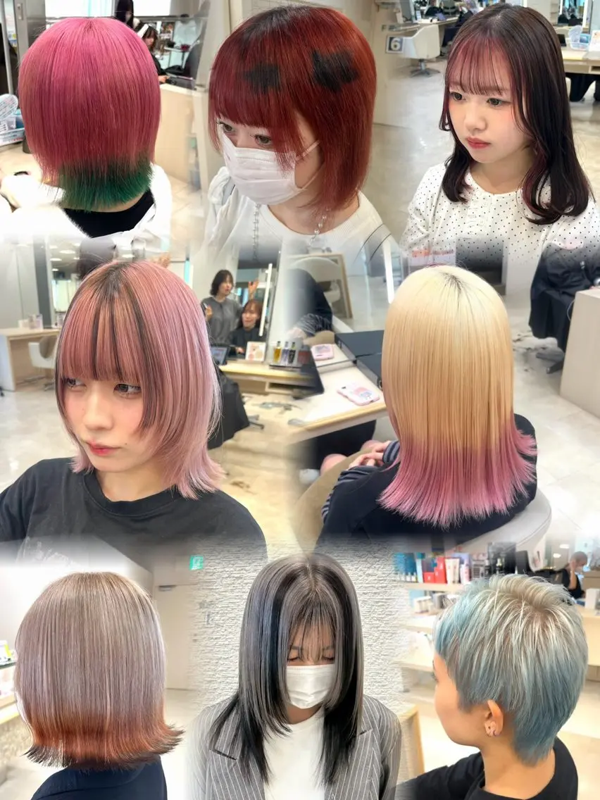 暖色/ブリーチカラー 🎀 M i k uのヘアスタイル
