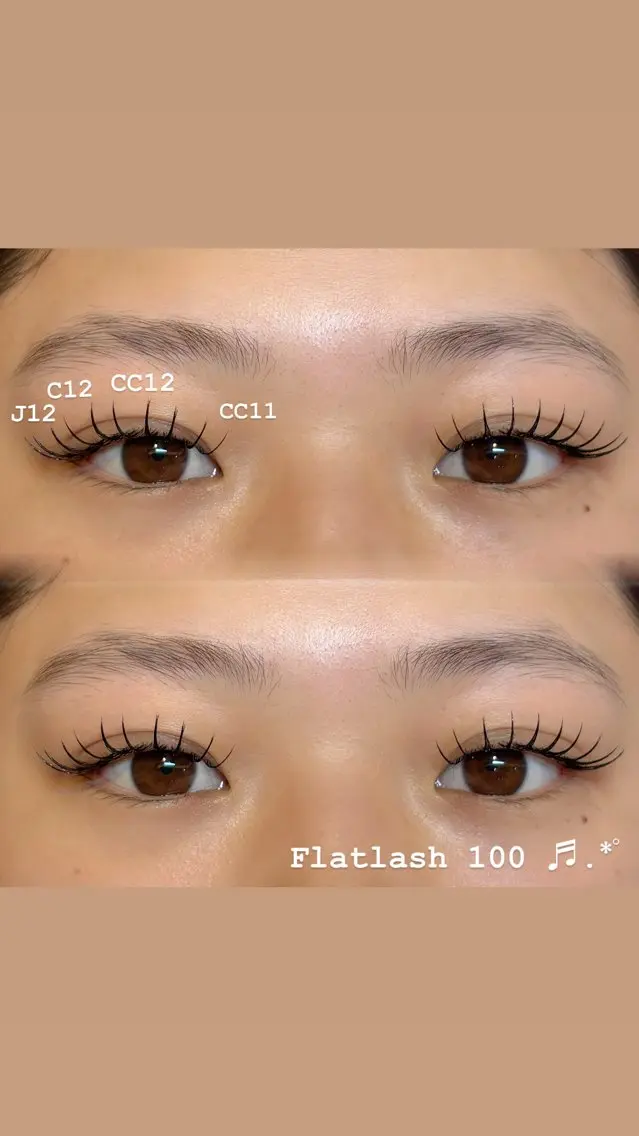 マツエク・マツパ フラットラッシュ マツエク ♪ eyelash mia ♪のマツエク・マツパデザイン