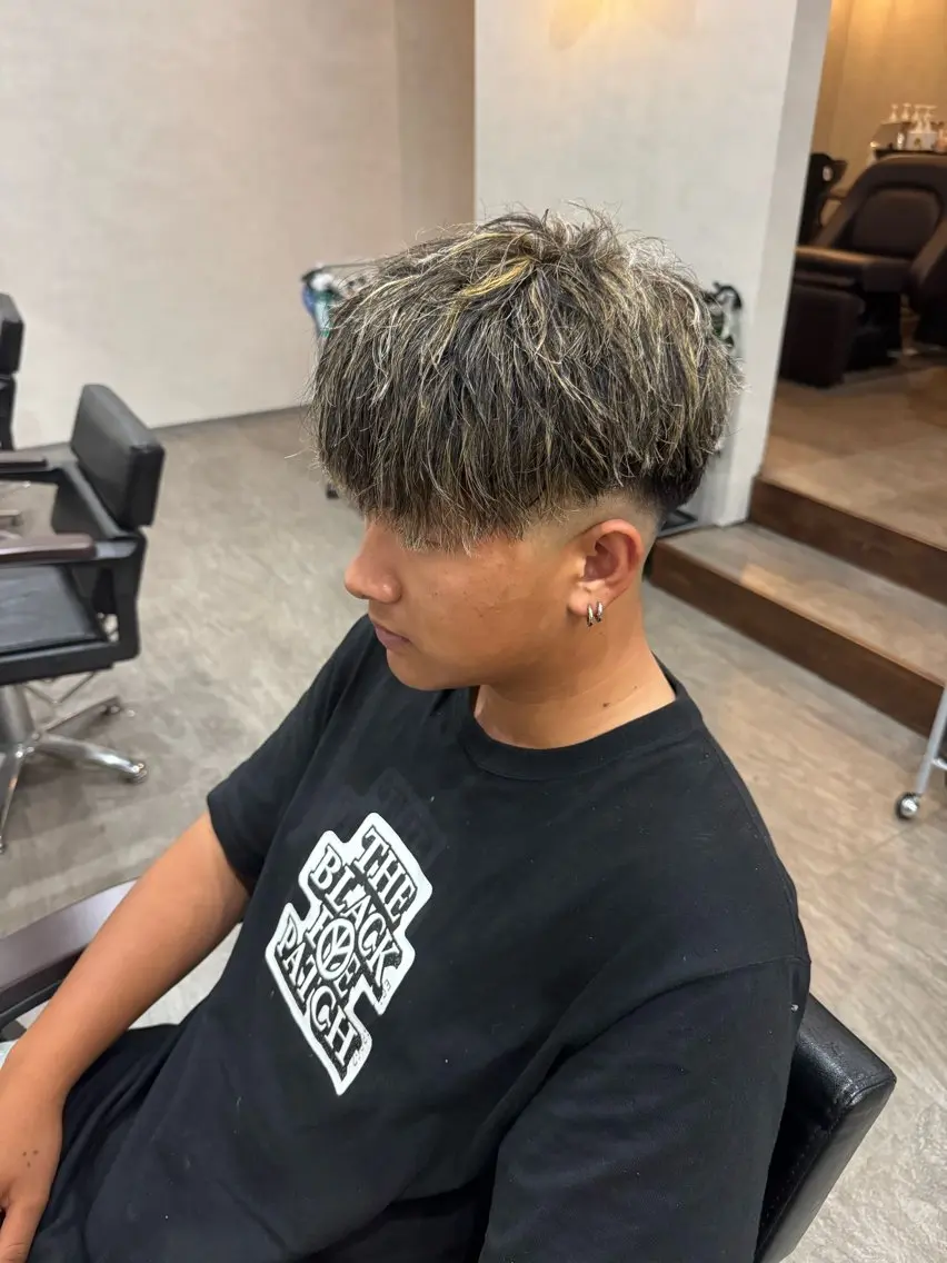 メンズ メンズメッシュ マッシュ カット 鈴木 陸のヘアスタイル