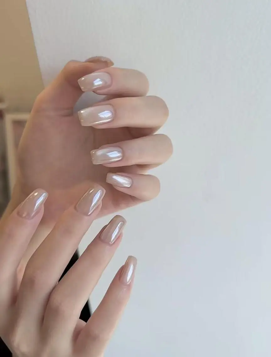 新店オープン🎶チップ長さだし💅ミラーネイルの写真
