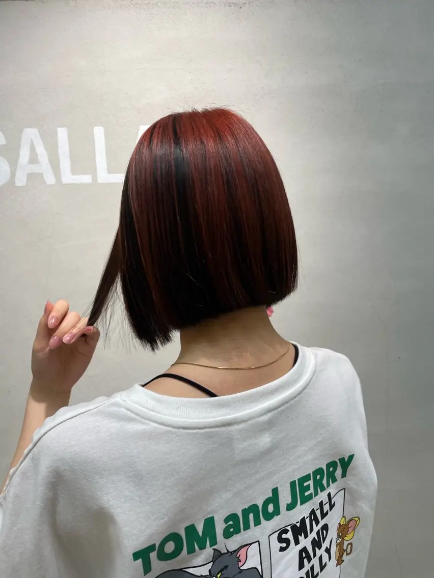 ショート カラー Sallam Maenakaのヘアスタイル