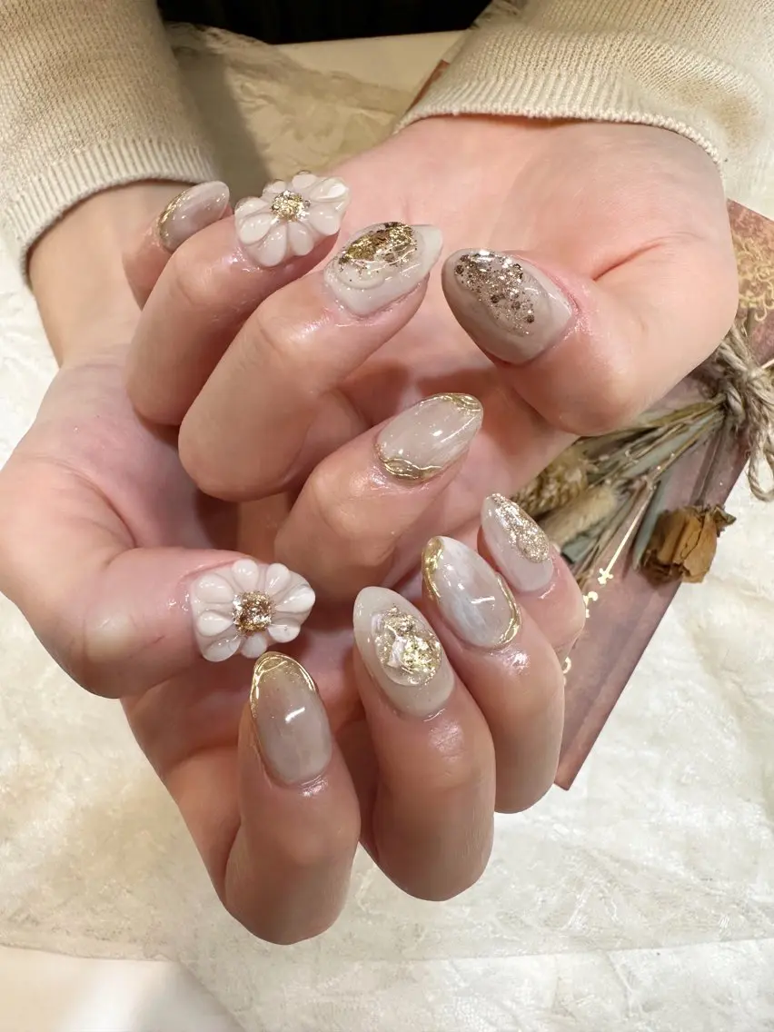 ネイル ブライダルネイル nailist yuiのネイルデザイン