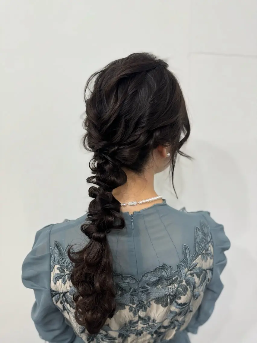 ロング ヘアセット 🌷名駅/髪質改善 ヘアセット/モネ🌷のヘアスタイル