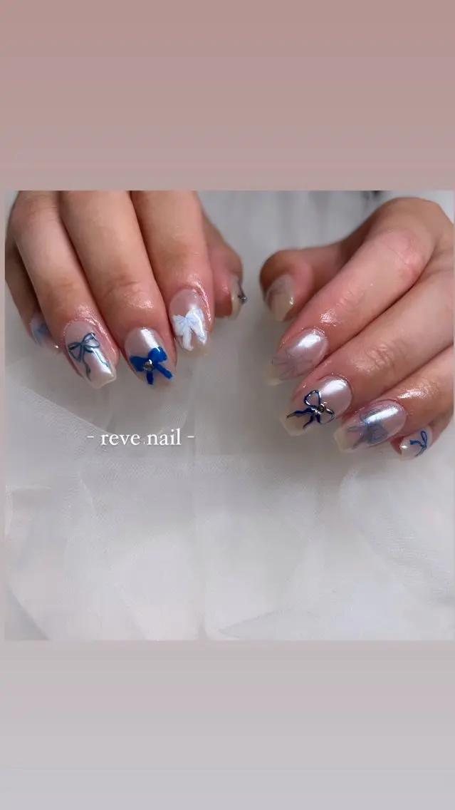 ネイル ハンドネイル 門真市 三ツ島 reve nailのネイルデザイン