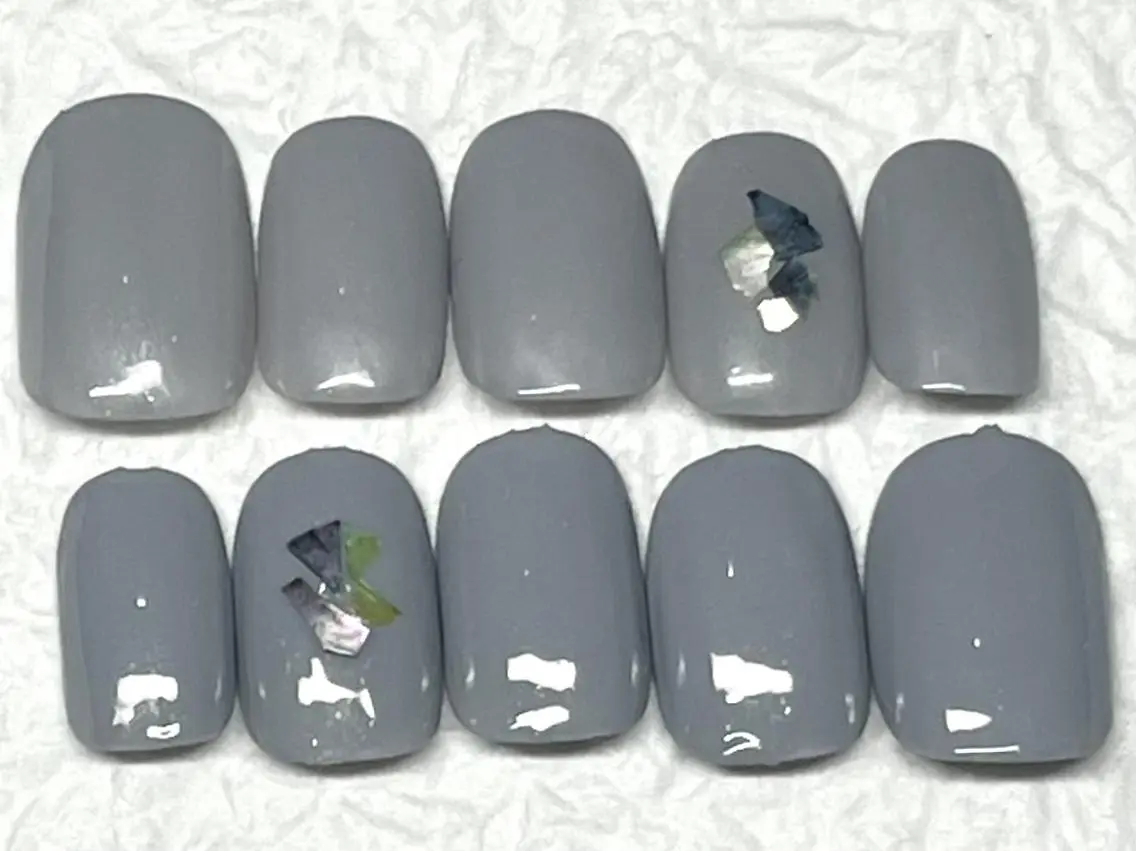 オフ込⭐️何度でも♪💅🏼シンプル定額コース／オフィスandシンプルネイル🪐の写真