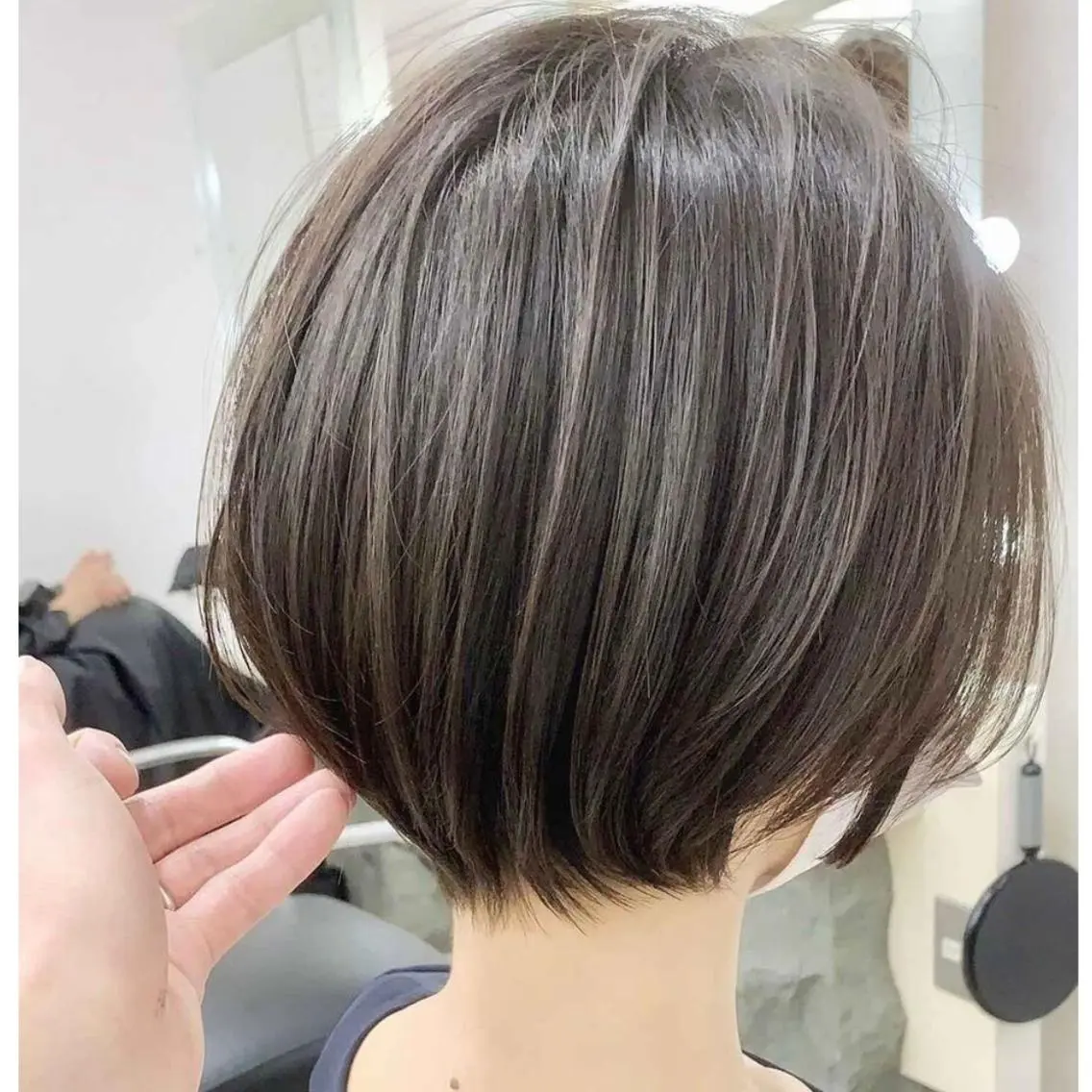 ショート ショートボブ ボブ ショートヘア 米山 莉緒のヘアスタイル