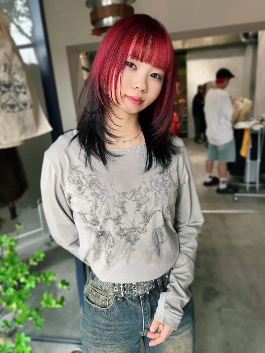 ミディアム カラー 🧡色落ちまで2度 楽しめる🧡ヨシキのヘアスタイル
