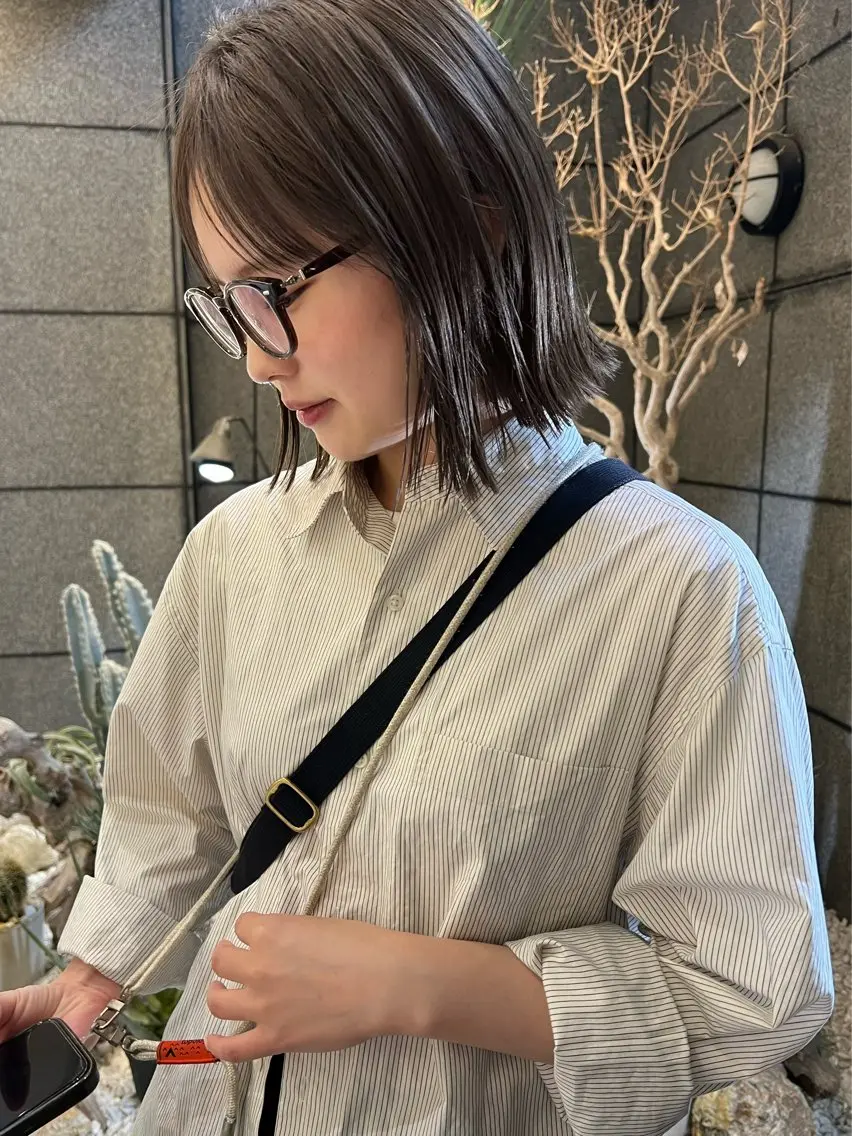 ミディアム ヘアカラー ヘアセット レディースパーマ 🧺🪽/SHUNOのヘアスタイル