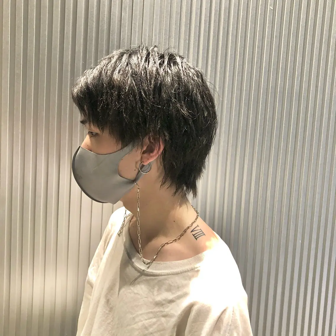ミディアム メンズ エビスザキレン/メン ズ/心斎橋🌳のヘアスタイル