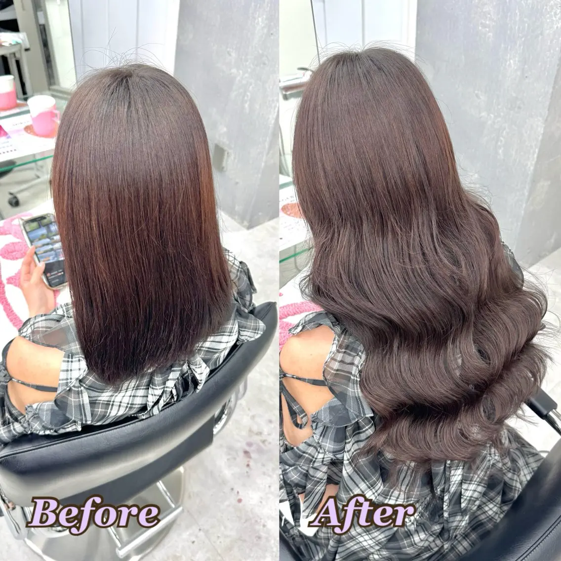 エクステ ヘアメ🎀ハイトーン 🩵エクステ🪄しほのヘアスタイル