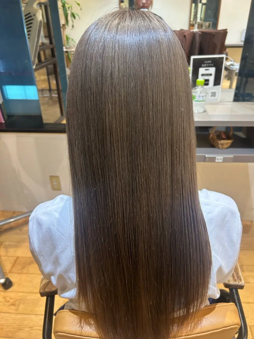 ロング カラー ヘアカラー 透明感カラー/ 艶カラー/ここ🍒のヘアスタイル