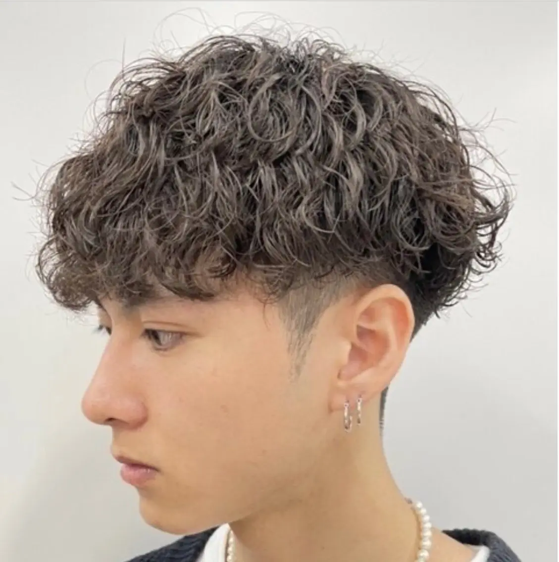 ショート パーマ ヘアアレンジ メンズ fifth 石川 凪のヘアスタイル