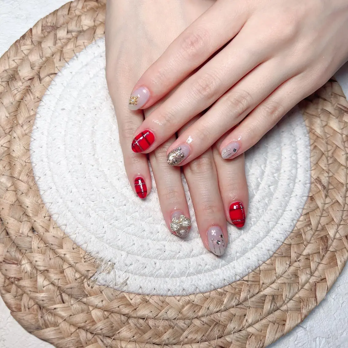 ネイル ハンドネイル M 🌷Nail 長さだし専門店のネイルデザイン