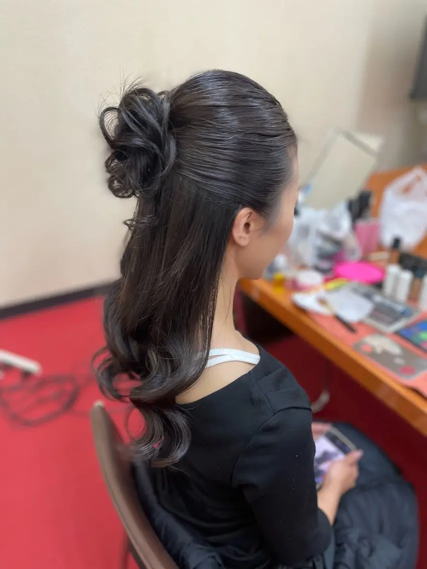 ロング ヘアセット 六本木/ヘアセット /maiのヘアスタイル