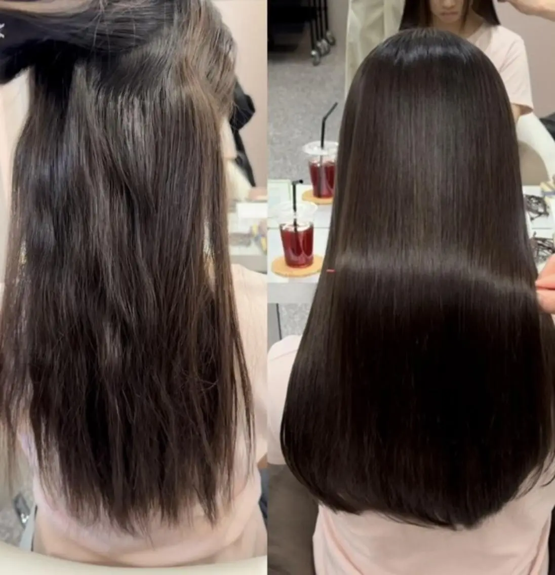 6月ミニモSALE限定🌈水光ツヤ髪ストレート🚿《口コミ下さる方保湿トリートメント付き》の写真