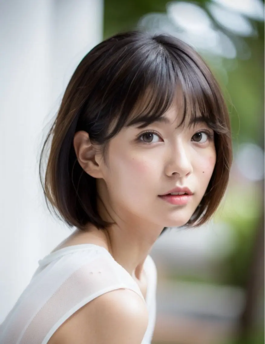ショート カット ヘアカラー 韓国ヘア 山本勝志のヘアスタイル