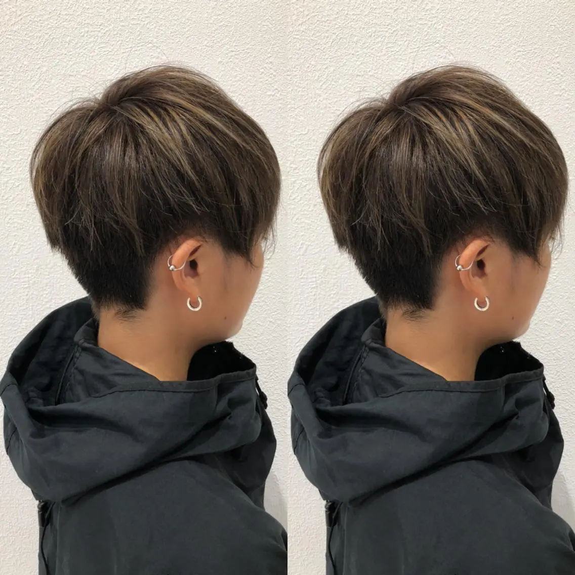 ショート 岸 保奈美のヘアスタイル