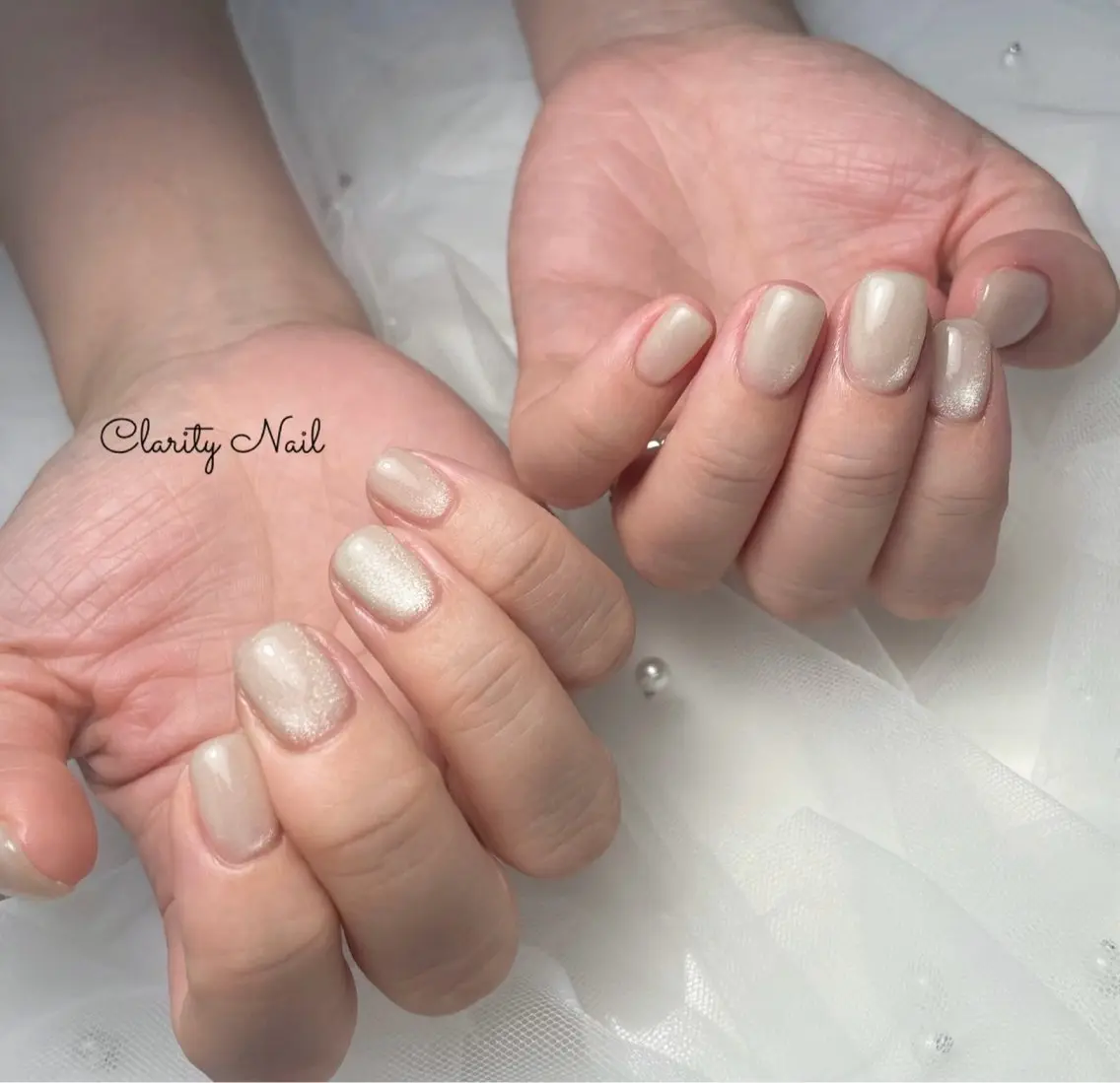 ネイル マグネットネイル ワンカラーネイル ハンドネイル Clarity Nailのネイルデザイン