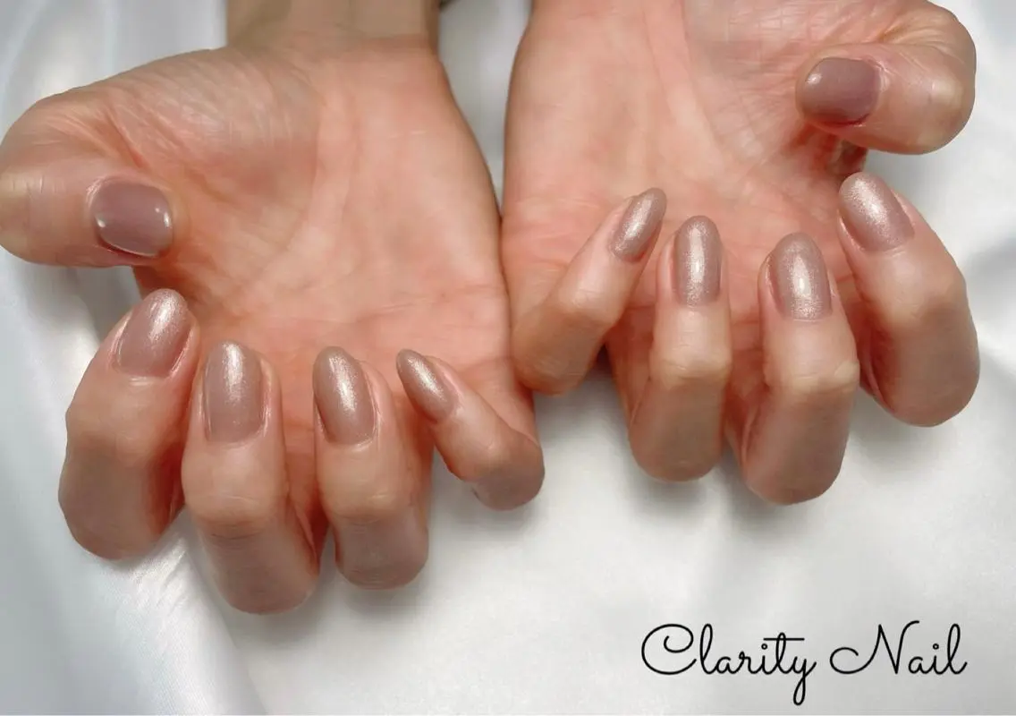 ネイル ワンカラーネイル ハンドネイル Clarity Nailのネイルデザイン