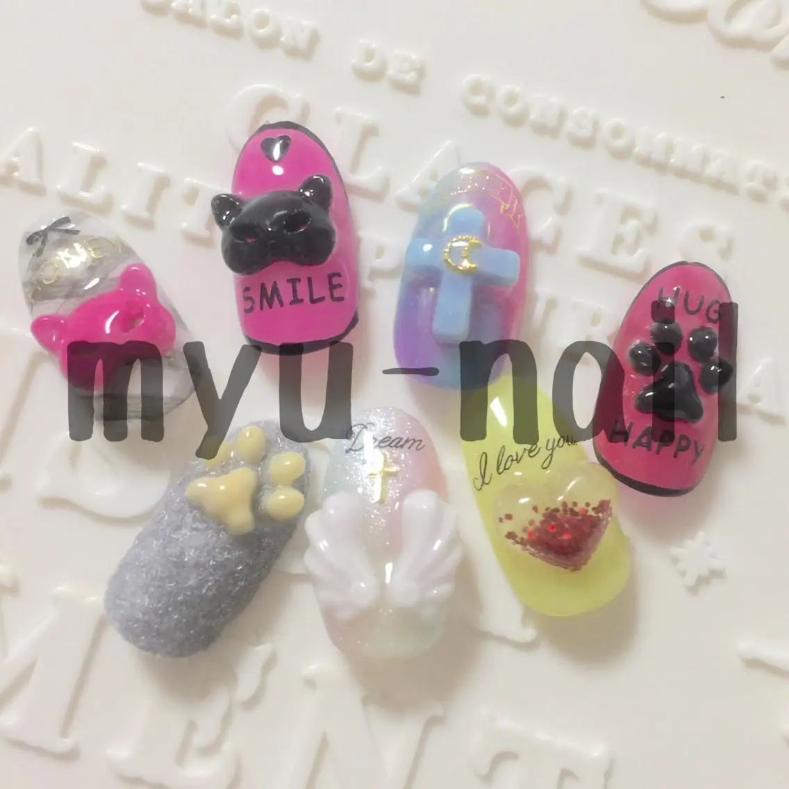 ネイル アートネイル ハンドネイル ホームサロン myu-nailのネイルデザイン