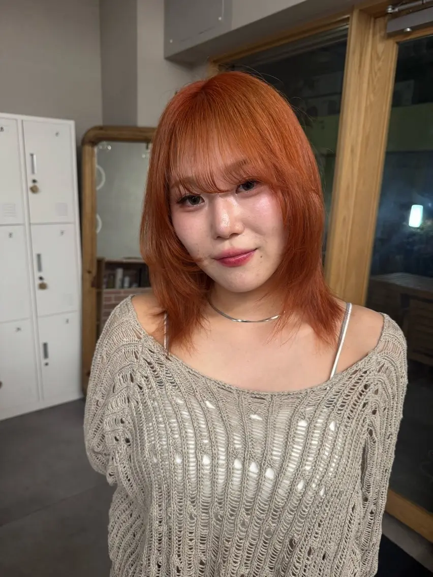 カラー カット ヘアカラー 🌙ヘーゼルベージュ レイヤーカット🌙のヘアスタイル