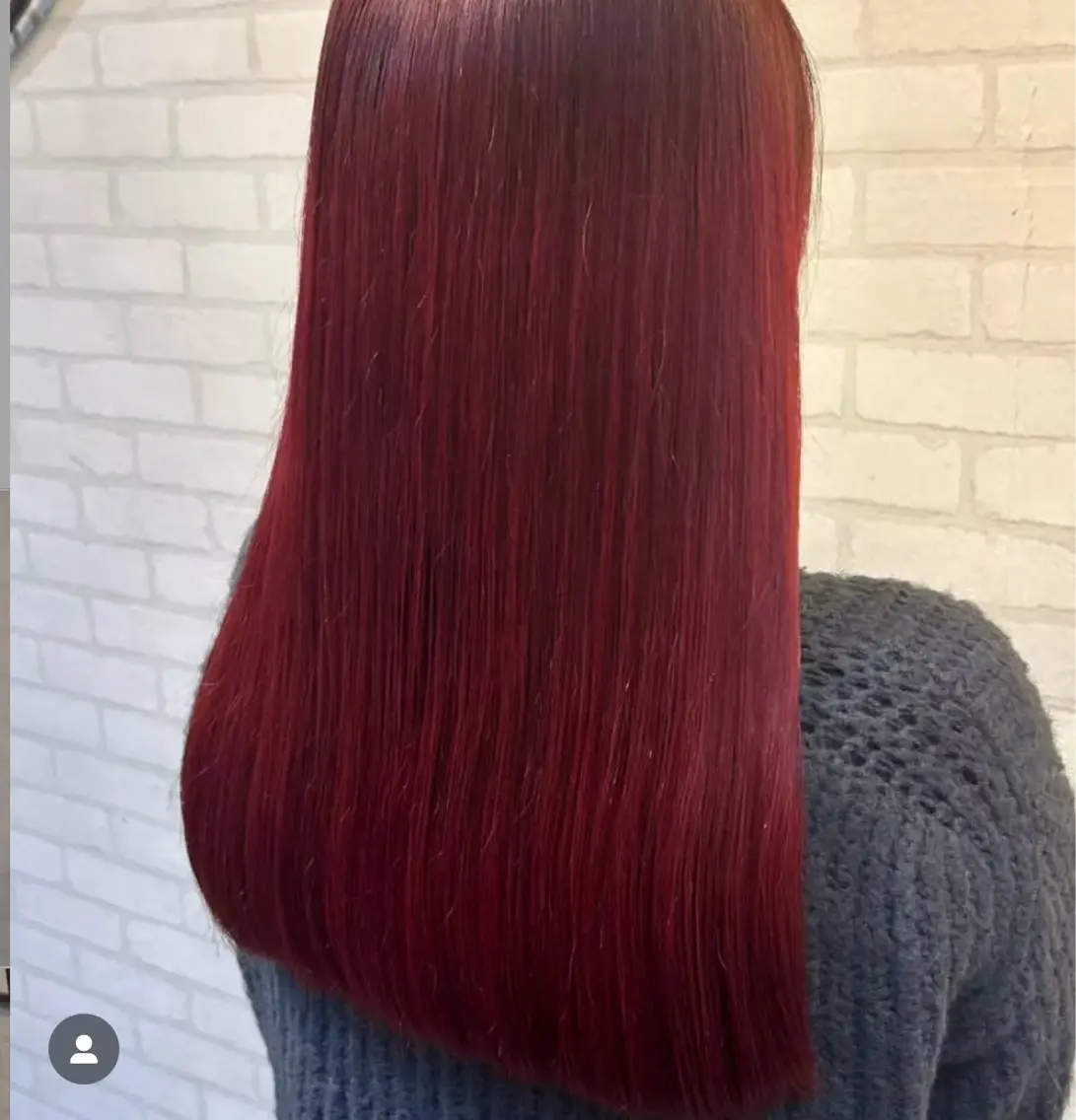 🍒透け感×ツヤ感✨暖色カラー🍒の写真