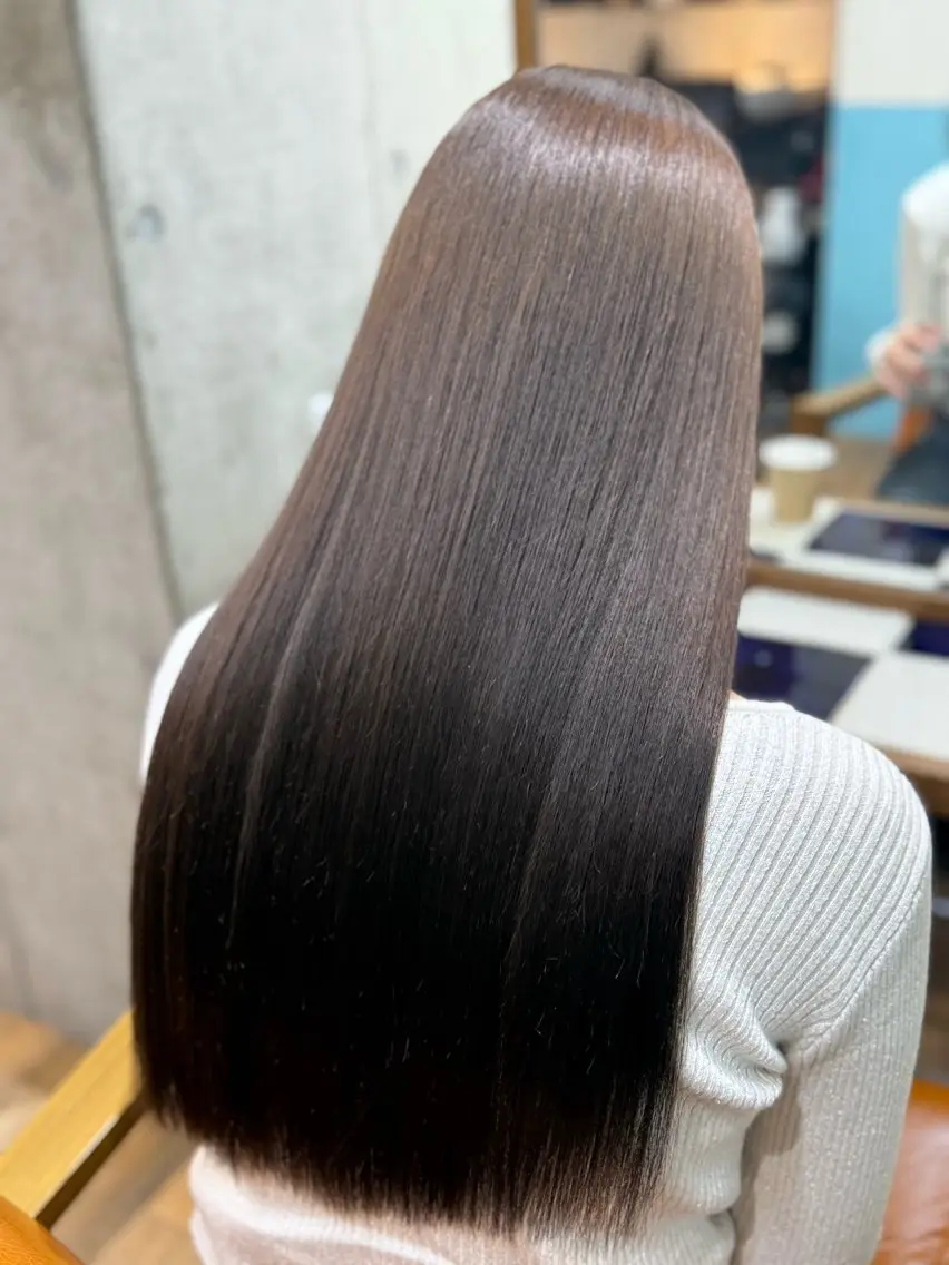ロング カラー カット ヘアカラー トリートメント 🎨デザイン🥇 美髪・艶髪 日暮千敬のヘアスタイル