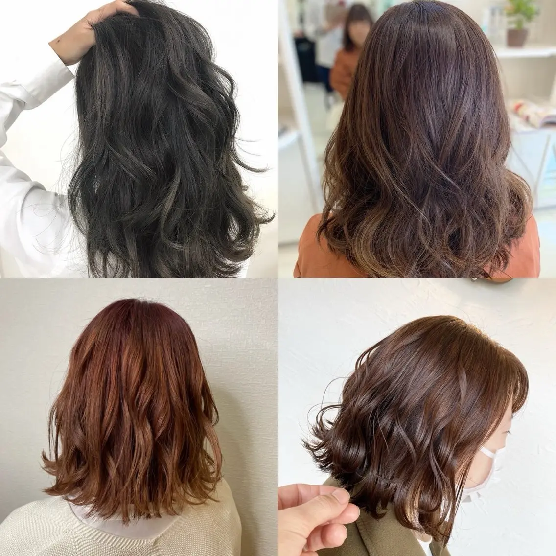 カラー ヘアカラー 居城 花菜のヘアスタイル
