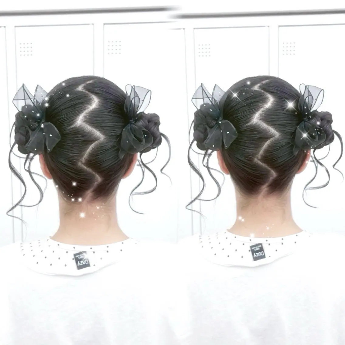 ヘアアレンジ ヘアアレンジエクステ 推し活 さな👶🏻のヘアスタイル